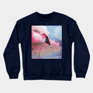 Colorful bird sky Crewneck Sweatshirt